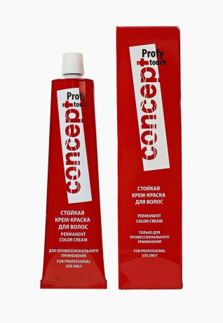 Стойкая крем-краска для волос Concept Permanent color cream PROFY Touch 10.8, цвет:очень светлый серебристо-жемчужный, 60 мл