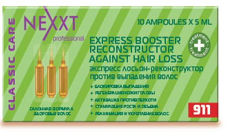 Экспресс лосьон-реконструктор против выпадения волос Nexxt Professional, 10*5 мл