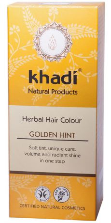 Краска для волос Khadi Naturprodukte Khadi Naturprodukte Растительная "ЗОЛОТИСТЫЙ ОТТЕНОК"