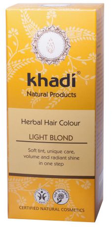 Краска для волос Khadi Naturprodukte Khadi Naturprodukte Растительная "СВЕТЛЫЙ БЛОНДИН"