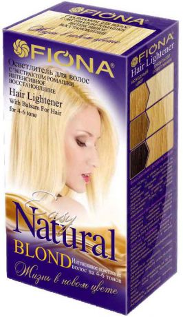 Осветлитель для волос Fiona, с экстрактом ромашки, 4-6 тонов, 2 шт в пакете
