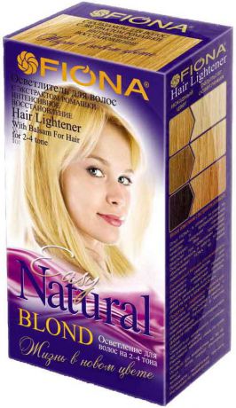 Осветлитель для волос Fiona, с экстрактом ромашки, 2-4 тона, 2 шт в пакете