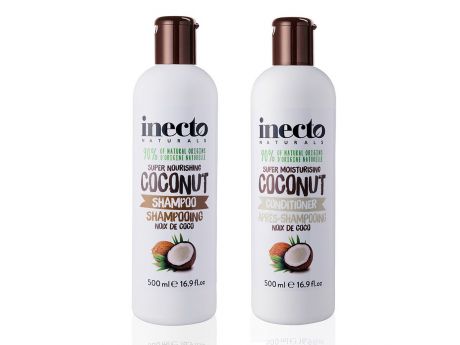Косметический набор для волос Inecto с маслом кокоса, питательный