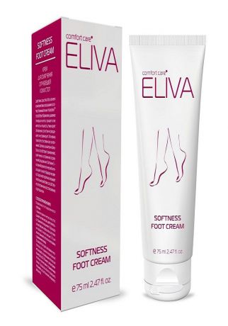 Крем Eliva Softness foot cream, 010301, 75 мл