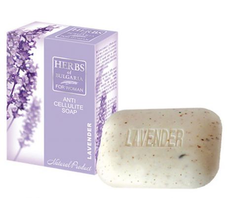 Herbs of Bulgaria Lavender Антицеллюлитное мыло для женщин, 100 г