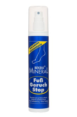 Дезодорант-спрей для ног Bekra Mineral Fuss Geruch Stop минеральный, 150 мл