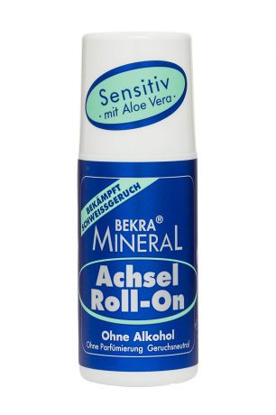 Минеральный шариковый дезодорант "Bekra Mineral Achsel Roll-On Sensitiv"