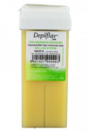 Воск для депиляции Depilflax100 Depilflax100 слоновая кость 901035D, плотный, 110 гр, 110