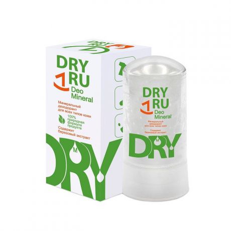 Дезодорант Dry RU Deo Mineral / Драй РУ Део Минерал - минеральный дезодорант для всех типов кожи