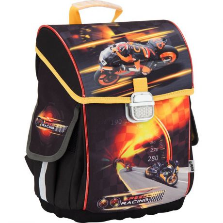 Рюкзак школьный для мальчиков Kite 503 Speed racing, цвет: серый