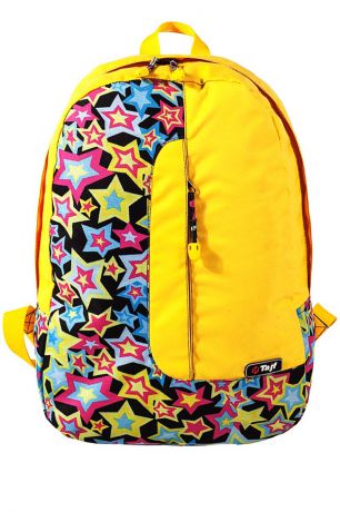Рюкзак ТАЙФ MESON YELLOW, 16 литров, РГ-0031, желтый, голубой, розовый, черный