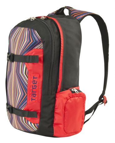 Рюкзак Target VIBE, черный, красный, синий