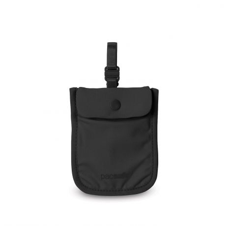 Кошелек потайной нательный Pacsafe Coversafe S25, цвет: черный