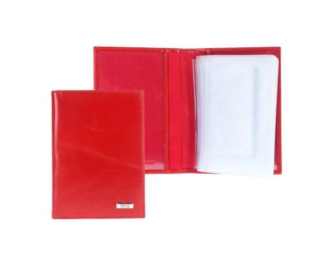 Бумажник водителя Tirelli, цвет: красный. 15-305-14-024-2