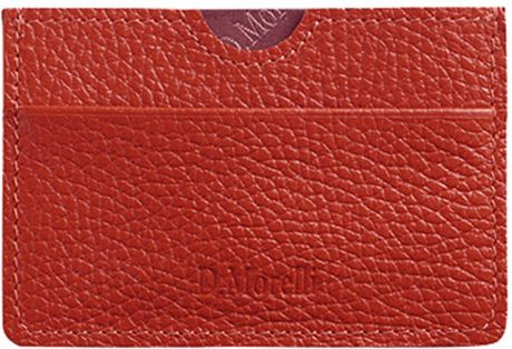 Футляр для кредитных карт женский D. Morelli "Монтана", цвет: красный. DM-KH08-F007