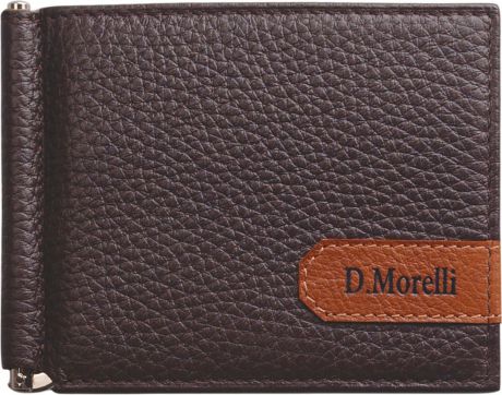 Зажим для купюр мужской D. Morelli "Вестерн", цвет: коричневый. DM-ZM02-KF02