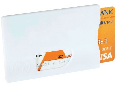 Футляр для кредитных карт Дерево Счастья Rfid, ART-DSRFID01, белый, 2 шт