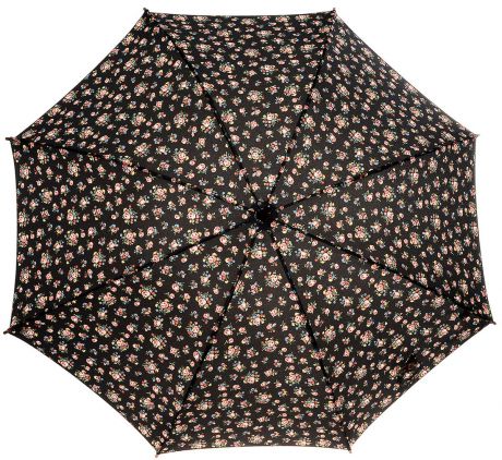 Зонт-трость женский Cath Kidston "Kensington", механический, цвет: черный. L541-2652