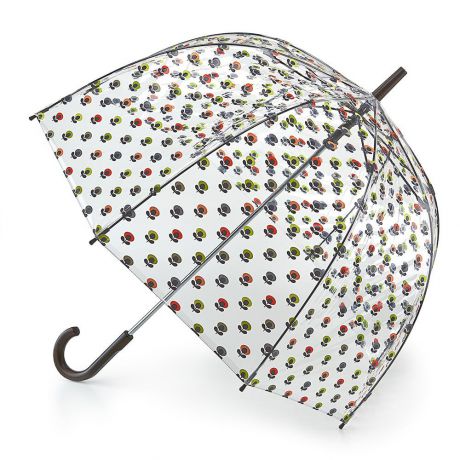 L746-3201 MiniMultiFlowerOval (Цветы) Зонт женский трость Orla Kiely Fulton