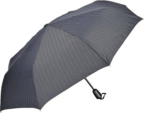 Зонт мужской Doppler, 3 сложения, полный автомат, цвет: серый. 74414673