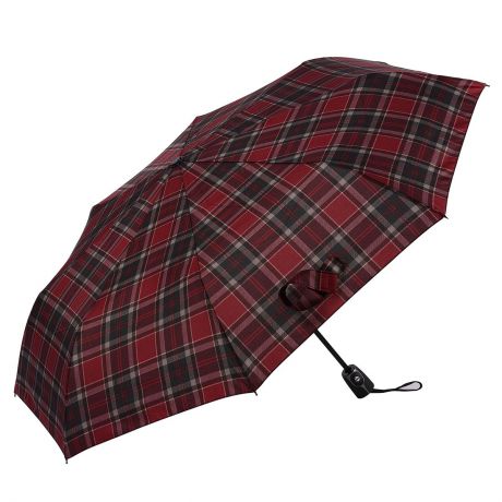 Зонт женский Doppler, 7441468 4, 3 сложения, автомат, бордовый