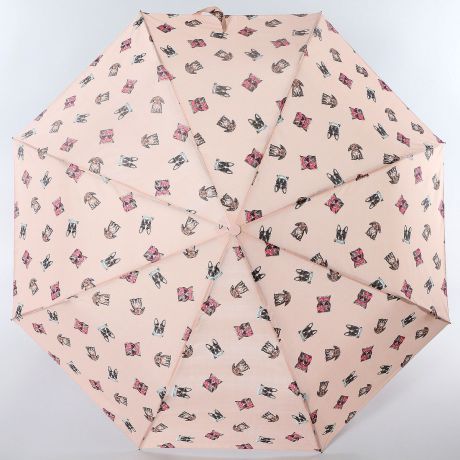 Зонт ArtRain арт.3915-5517, бежевый, светло-розовый