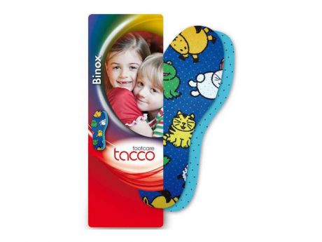 Стельки для обуви Tacco Footcare BINOX Kids , 189-645-30-31, Натуральная кожа