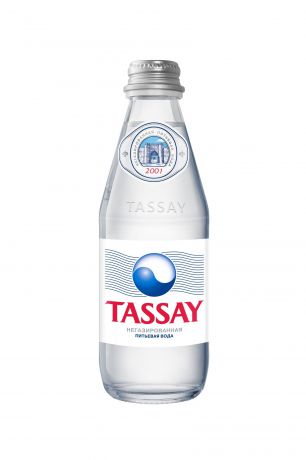 Вода TASSAY природная питьевая, 0.25л, стекло, негазированная
