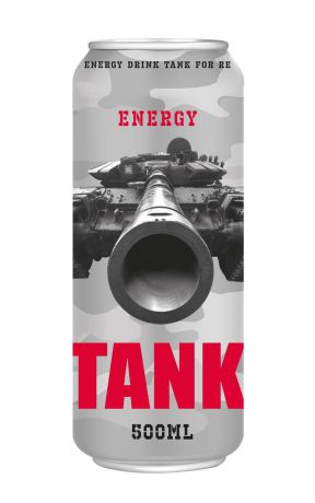 Энергетический напиток TANK Energy 0.5л, ж/б