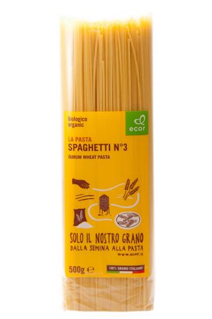 Макаронное изделие ECOR "Спагетти n°3" из твердых сортов пшеницы