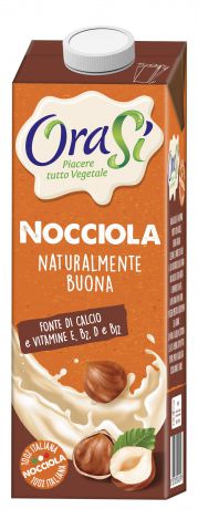 Растительное молоко orasi Nocciola Напиток с лесным орехом, обогащенный витаминами и кальцием 1л Тетра Пак, 1000