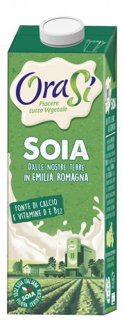 Растительное молоко orasi Soia Соевый напиток, обогащенный витаминами 1л Тетра Пак, 1000