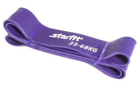 Петля резиновая Starfit "ES-801", цвет: фиолетовый, 208 х 6,4 х 0,5 см