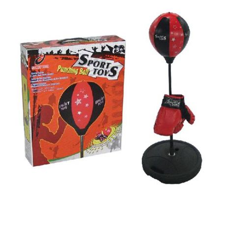 Стойка боксерская детская "Sport Toys", с перчатками. TX43201