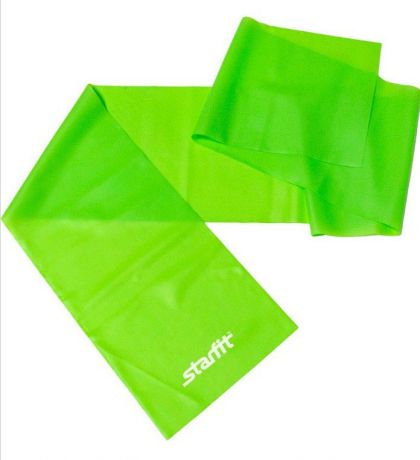 Эспандер STARFIT ленточный для йоги ES-201 1200*150*0.35 мм, зеленый