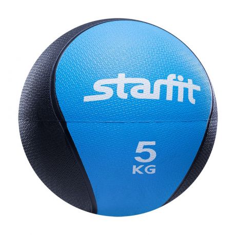 Мяч для фитнеса Starfit Медбол PRO GB-702, 5 кг, синий