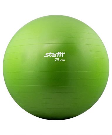 Мяч для фитнеса Starfit Мяч гимнастический GB-101 75 см, антивзрыв, зеленый