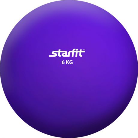 Медицинбол Starfit "GB-703", цвет: фиолетовый, 6 кг