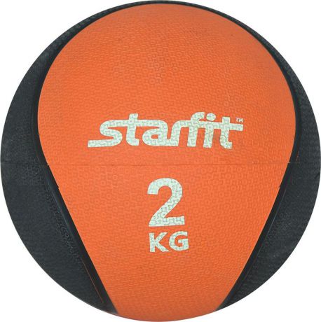 Медицинбол Starfit "Pro GB-702", цвет: оранжевый, 2 кг
