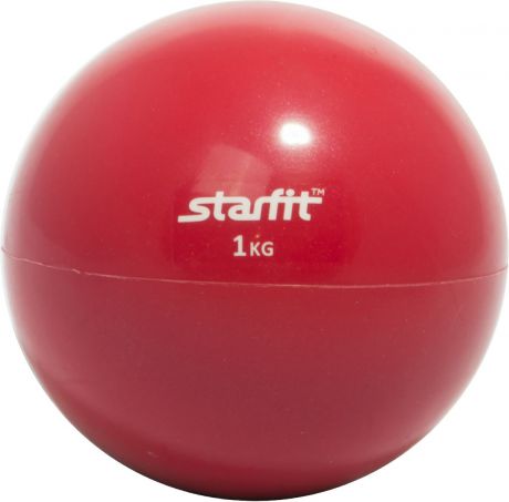 Медицинбол Starfit "GB-703", цвет: красный, 1 кг