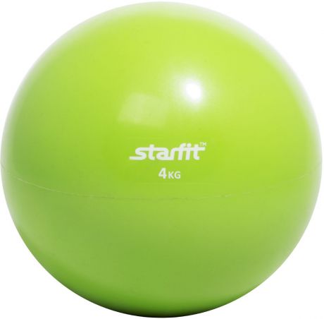 Медицинбол Star Fit "GB-703", цвет: зеленый, 4 кг