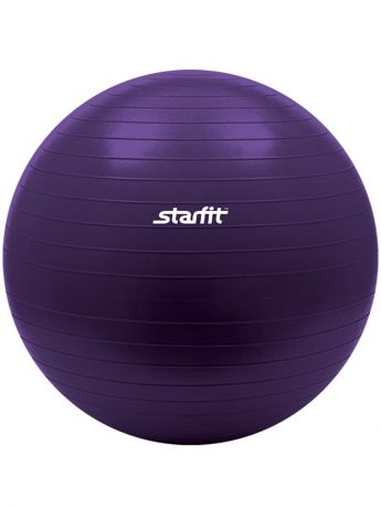 Мяч для фитнеса Starfit Мяч гимнастический GB-101 55 см, антивзрыв, фиолетовый