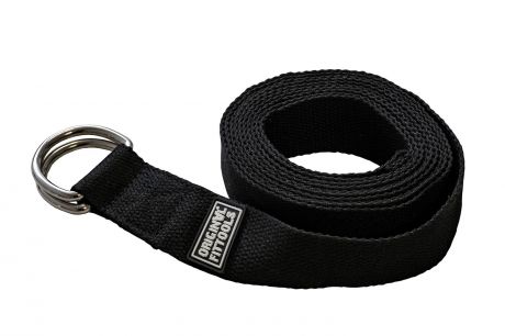 Ремень для йоги Original FitTools Ремешок для йоги 304 см, черный, черный