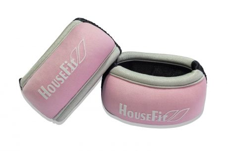 Утяжелители HouseFit  для рук, 64332, розовый