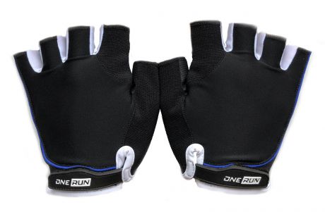 Перчатки для фитнеса OneRun женские, AI-05-783-S, белый, черный, размер S