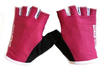 Перчатки для фитнеса OneRun женские эластан, AI-05-793-XS, розовый, черный, размер XS
