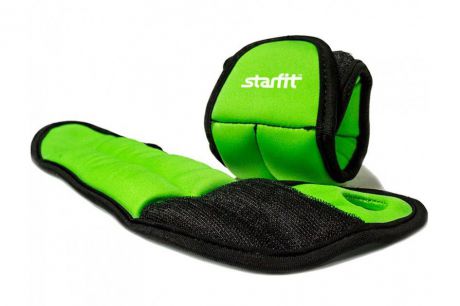 Утяжелители Starfit WT-201 для рук 0,5 кг зеленый