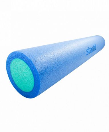 Ролик для пресса Starfit Ролик для йоги и пилатеса FA-502, 15х90 см, синий/голубой