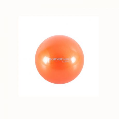 Мяч для фитнеса BodyForm Мяч для пилатеса BF-TB01 1,0 кг/10 см, BF-TB01-01, оранжевый