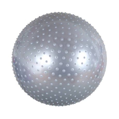 Мяч для фитнеса BodyForm массажный BF-MB01, серебристый